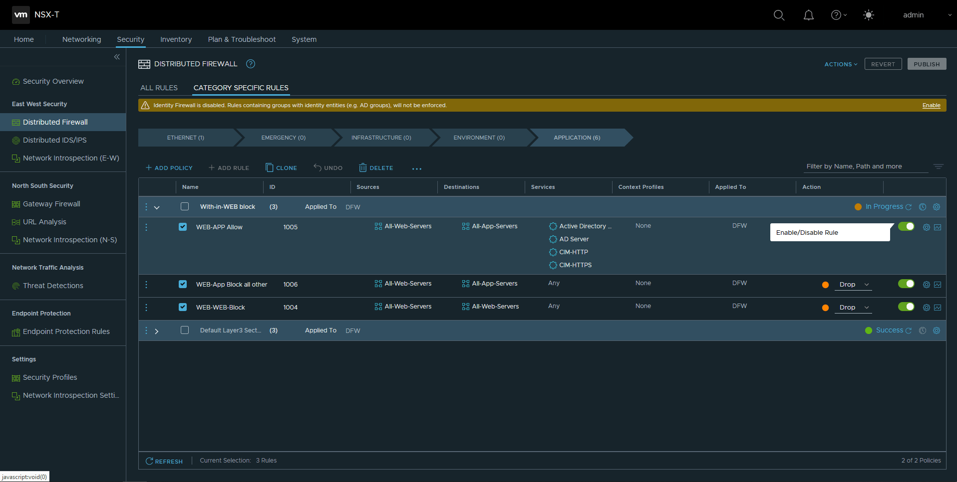 Part 5 VMWare NSXT Distributed firewall configuration Siva Sankar Blogs